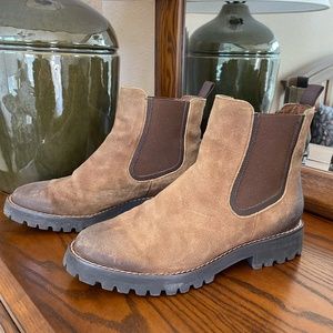 Thursday Boots Women's Legend Chelsea Boot in Safari Suede